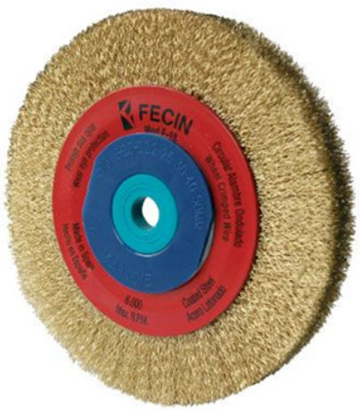 Συρματόβουρτσα δίδυμου τροχού μεγεθους 150mm