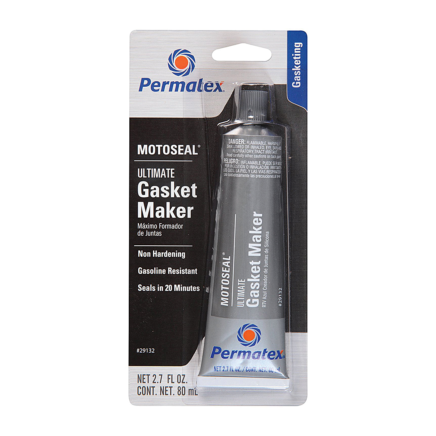 Permatex Gasket Maker Υγρό Φλαντζόκολλας Υψηλής Θερμοκρασίας Γκρι 80ml