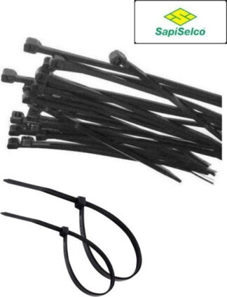Sapiselco Δεματικά Καλωδίων 135x2.5 Μαύρο 100τμχ