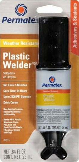 Permatex 84115 Plastic Welder Εποξική Κόλλα Πλαστικών 2 Συστατικών 25ml